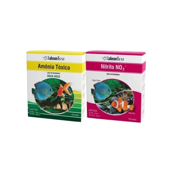 Kit Labcon Amônia água doce e Nitrito